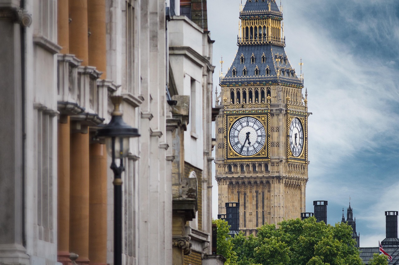 Big Ben and Houses of Parliament in London
